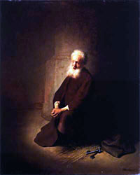 Picture of St. Peter in Jail by Rembrandt